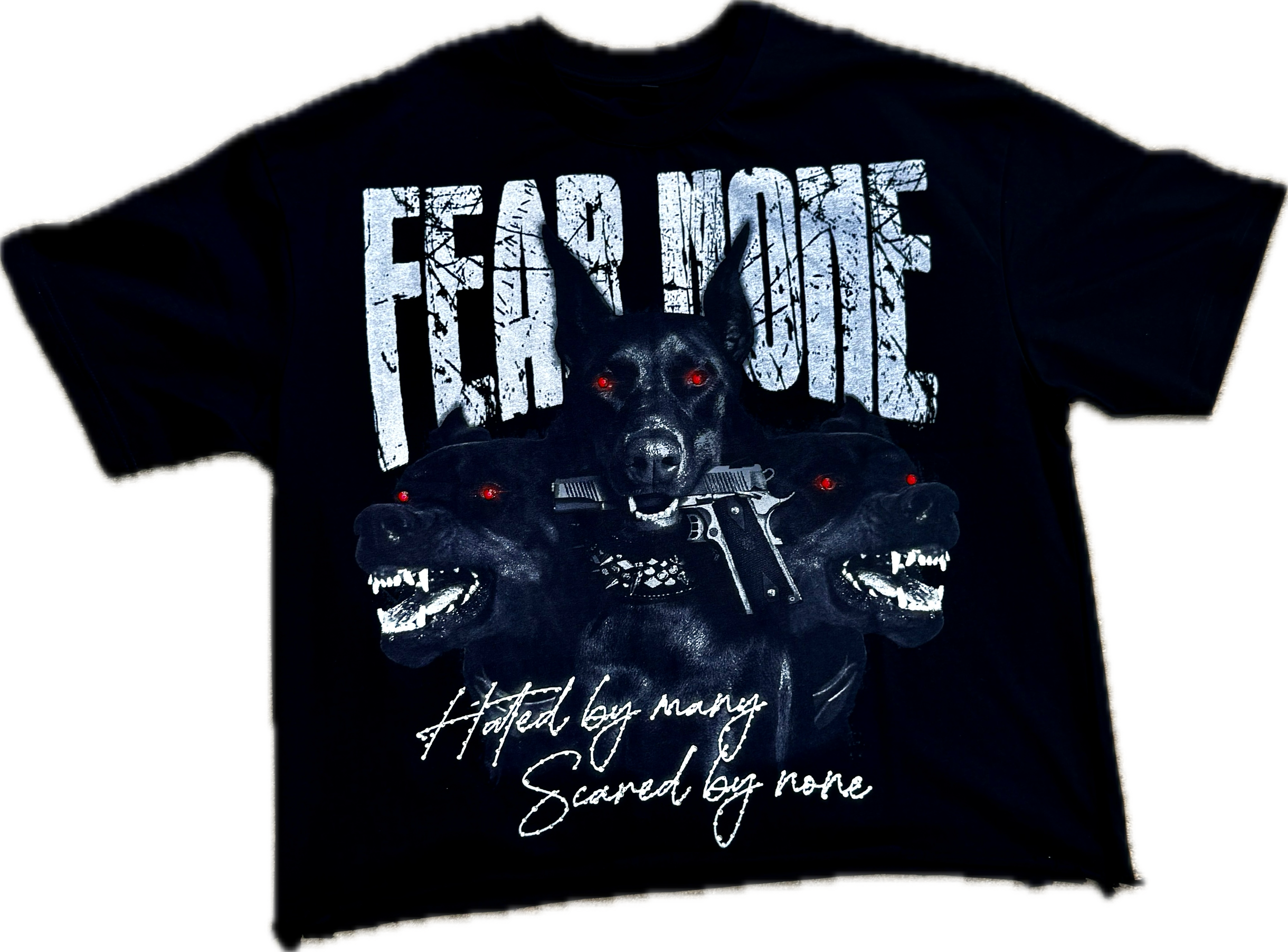 Fear None black shirt