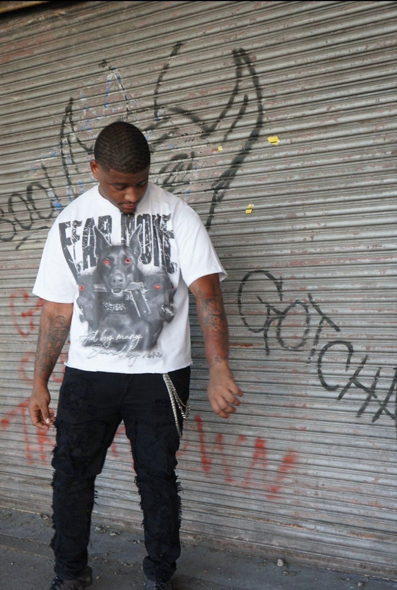 fear none white shirt